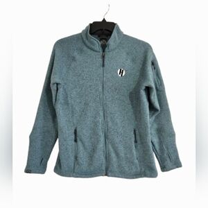 Storm Creek Women’s Performance Fleece Jacket M Full Zip Teal Green